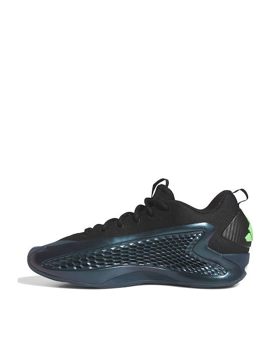 Anthony Edwards 1 Low Pantofi De Baschet Cu Talpă Joasă Arctic Night / Core Black / Screaming Green