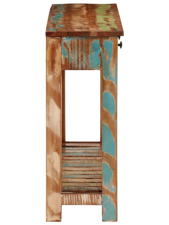 Solid Wood Console Table Coffee L110xW30xH76cm