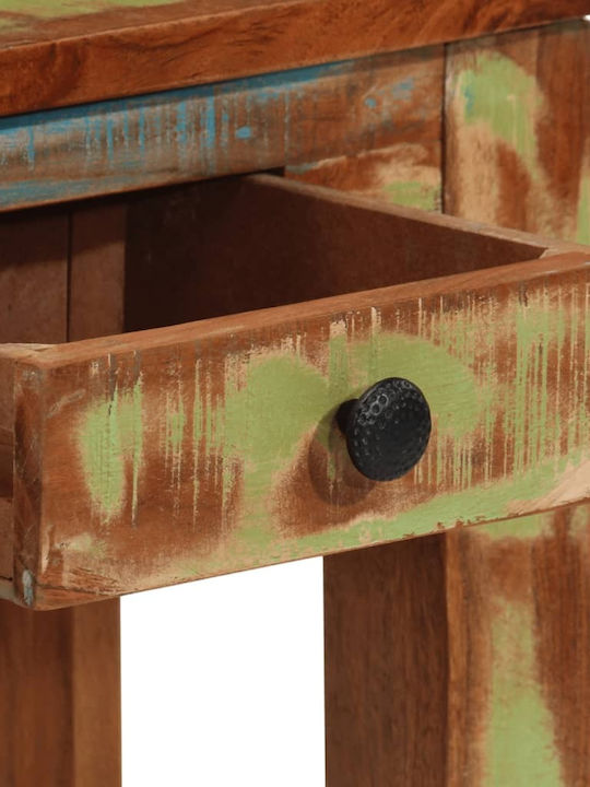 Solid Wood Console Table Coffee L110xW30xH76cm