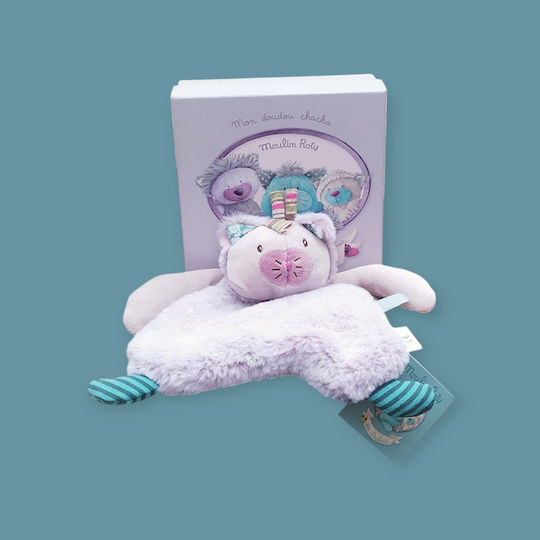 Moulin Roty Пелена за бебе Котка Gray