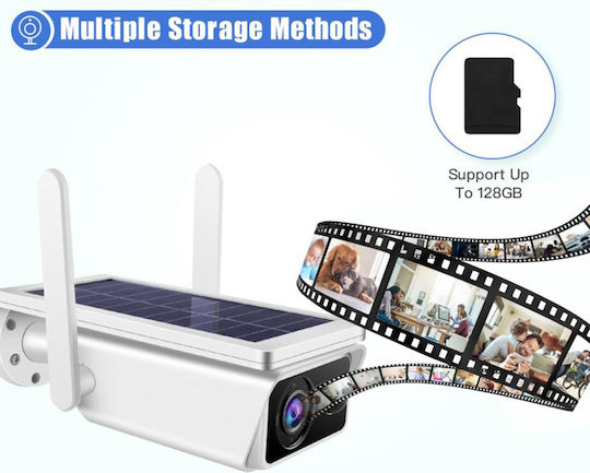 ACP 2050589 IP Камера за наблюдение Wi-Fi Full HD 1080p Водоустойчива с Двупосочна Комуникация и Обектив 3.6мм