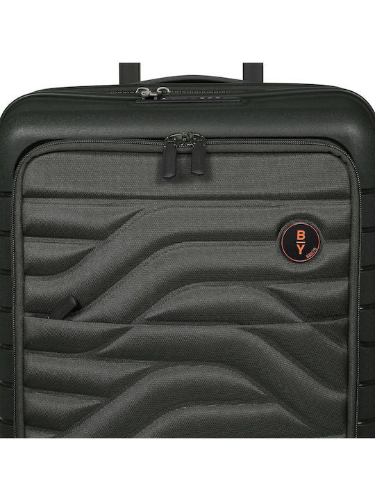 Bric's Milano Kabinenreisekoffer Weichschalen Olive mit 4 Räder Höhe 55cm