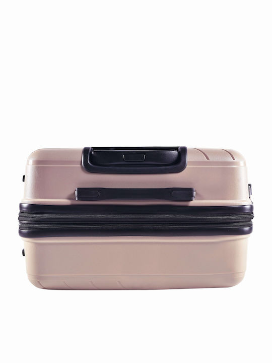 Lavor Βαλίτσες Ταξιδιού Σκληρές Beige με 4 Ρόδες Σετ 3τμχ