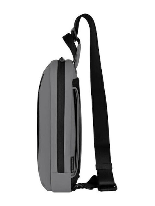 Travel Essentials Ανδρική Τσάντα Στήθους Γκρι