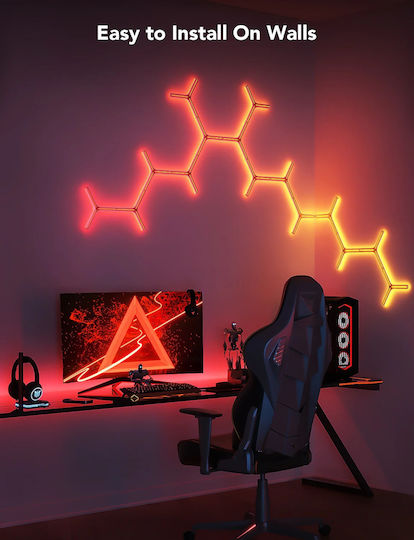 Govee Lămpi Decorative Pentru Masă Panou de Jocuri Lumina Y Forma 7 Bucăți H6065