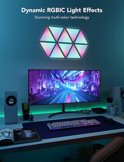 Govee Gaming Wall Glide Triangle Light Panels 10pack B6067