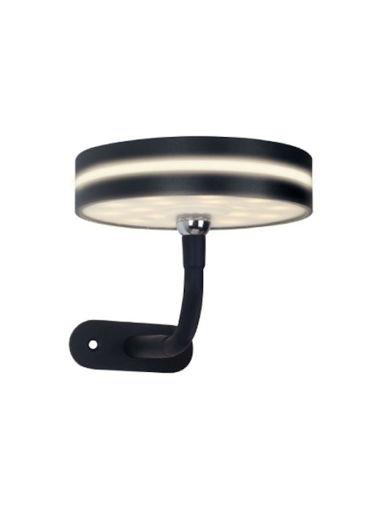 Kelu Artu Duo Solar USB Rechargeable Decorative Table Lamp 150lm 4000mAh Black