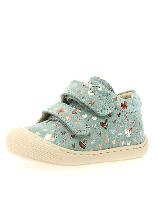Cocoon Vl Anatomical Suede Kids Boots with Velcro Green