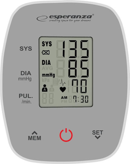 Esperanza Electronical Blood Pressure Monitor Arm ECB007