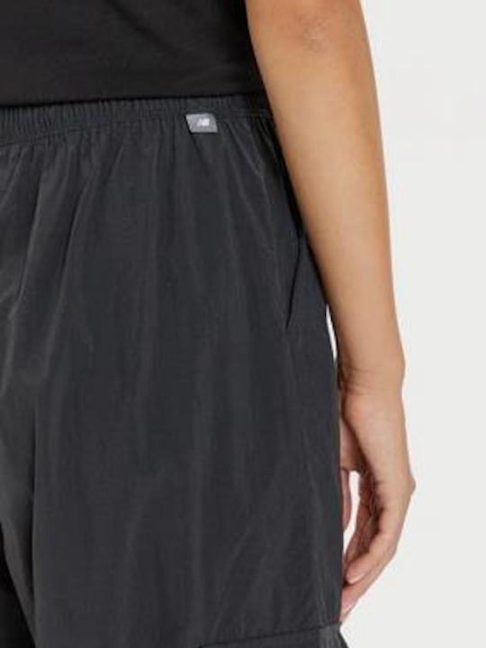 Damen Stoff Cargo Hose Black