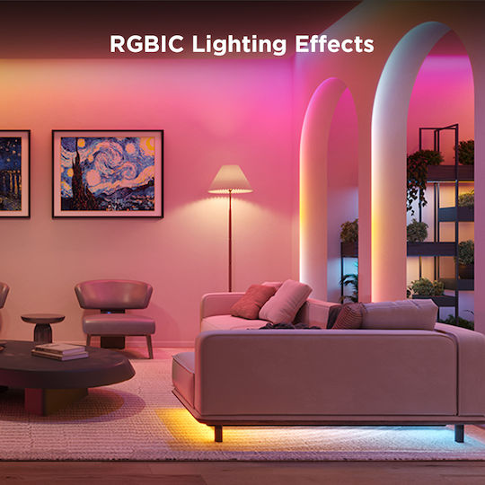 Govee LED Strips RGBIC Smart Wi-Fi Bluetooth with Protective Coating