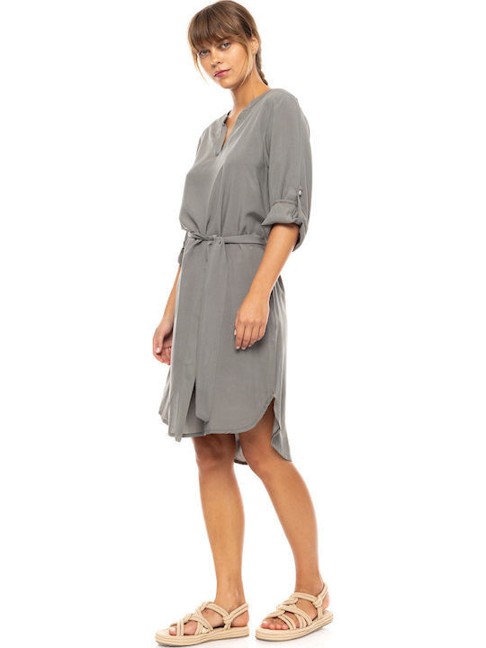 Pink Label Damenbademode Kleid Oil Grün