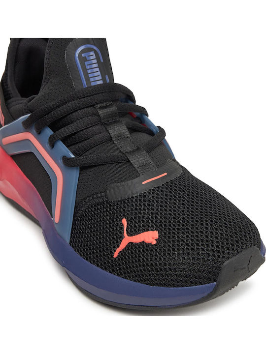 Enzo 5 Kids Sports Shoes Running with Laces Black