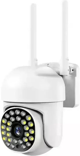 Jortan Jortan IP Surveillance Camera Wi-Fi Full HD 1080p Waterproof with Two-Way Communication and Lens 3.6mm