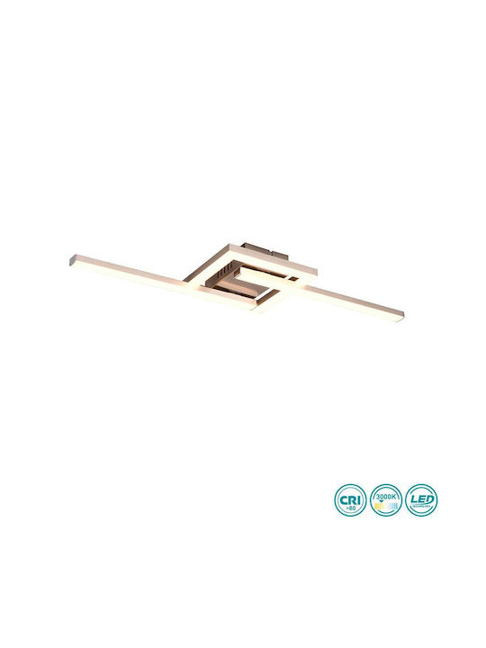 Trio Lighting Deckenleuchte 54cm Gray mit Integrierter LED