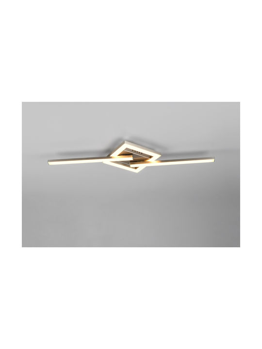 Trio Lighting Deckenleuchte 54cm Gray mit Integrierter LED