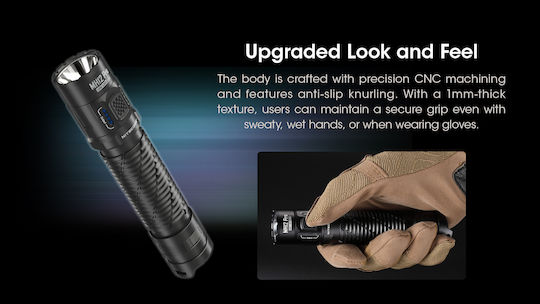 NiteCore LED IP68 с Максимална Яркост 3300лм Hybrid MH12 Pro Черен