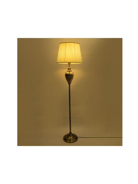 Floor Lamp H166xW43.5cm. White