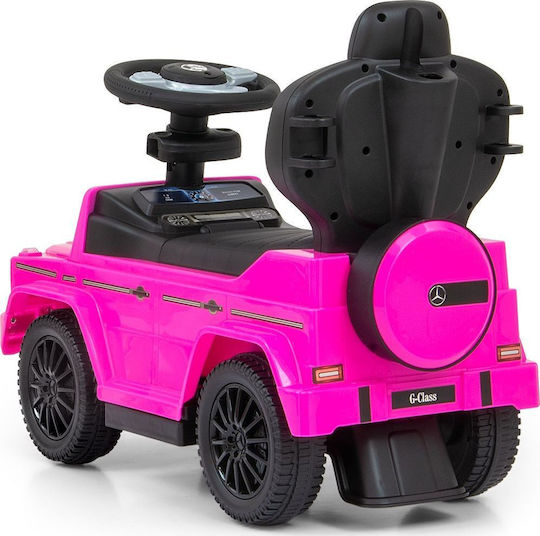 Milly Mally Mercedes G350D Baby Push Walker with Parental Handle for 12+ Months with Sounds Pink