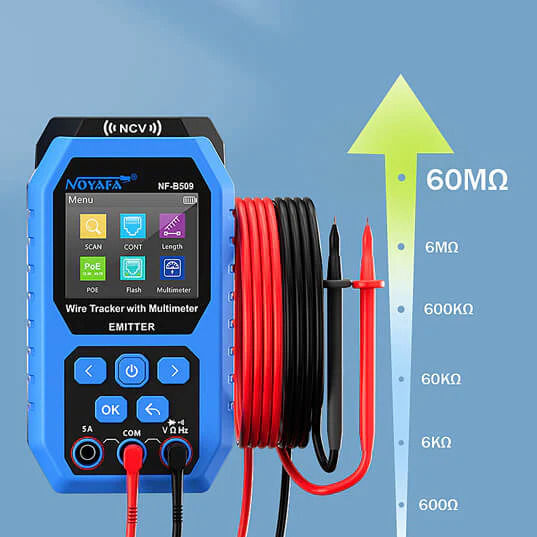 Noyafa Nf-b509 Network Tester Tracker Multimeter Color