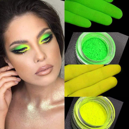 Kajol Beauty Fard de Pleoape Pudră Neon Acid Yellow 1gr