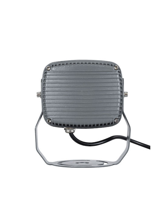 GloboStar Flood-xena Lampă De Podea Pentru Exterior LED Mașină De Spălat Pe Perete 12W Cu Lumină Alb Cald IP65 Portocalie