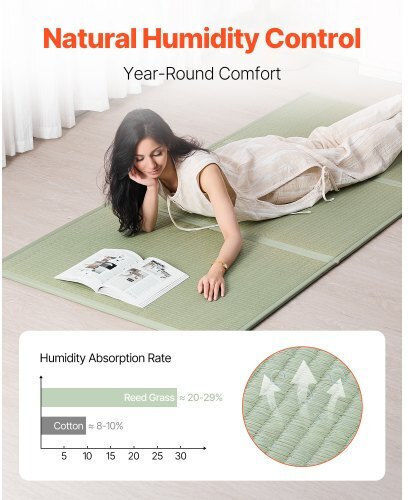 Vevor Fitnessmatte für Kunstturnen Grün