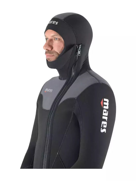 Mares Dual Full Wetsuit Double-Lined with Zip Black 5mm