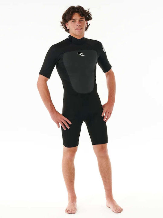 Rip Curl Omega Wetsuit Playsuit with Zip Black 2mm