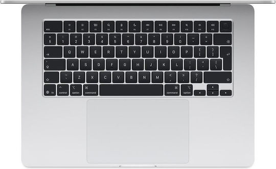 Apple MacBook Air 15.3" IPS Retina Display (M4-10-Core/16GB/256GB SSD/10-Core GPU) με Φορτιστή 35W (Dual Port) Silver (US Keyboard)
