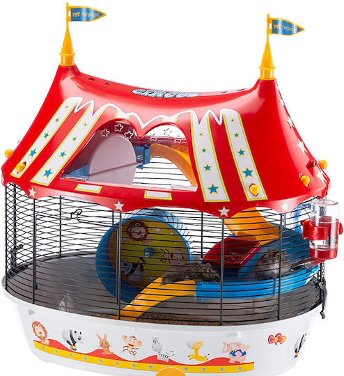 Ferplast Circus Fun Cușcă pentru Rozătoare Cusca pentru hamster 49.5x34x42.5cm