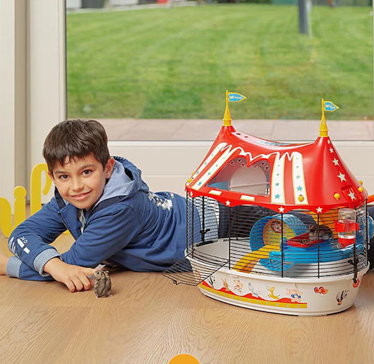 Ferplast Circus Fun Cușcă pentru Rozătoare Cusca pentru hamster 49.5x34x42.5cm