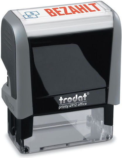 Trodat Printy Ορθογώνια Σφραγίδα Αυτόματη "Επι Πιστώσει" σε Ελληνική Γλώσσα και Μαύρο Μελάνι