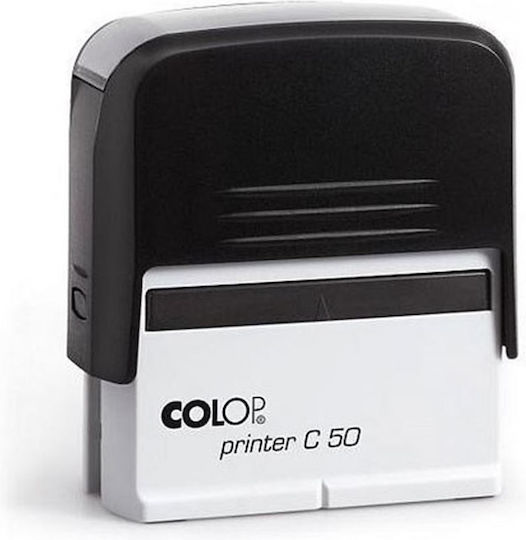 Colop Printer C50 Rectangular Self-Inking Stamp Text and Black Ink
