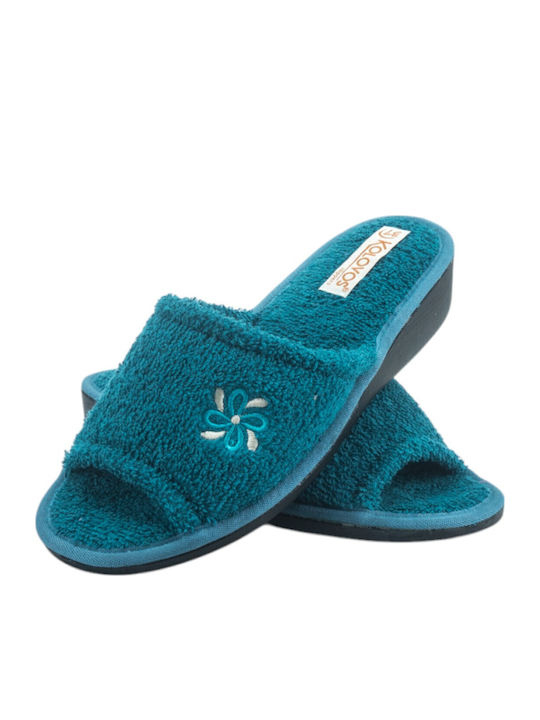 Terry Winter Women's Slippers Green