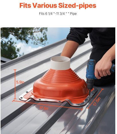 Conducte din silicon pentru etanșare metalică Vevor 6-1/4" 11-3/4" roșu 2 bucăți Wdgdtghsgjl28o0jiv0