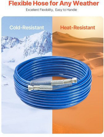 Furtun de vopsit fără aer Vevor 50ft 1/4" Universal
