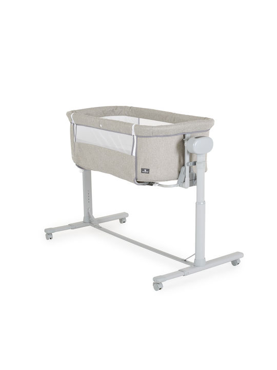 Cangaroo Cradle-Park C`est la Vie with Mattress and Wheels Light Grey