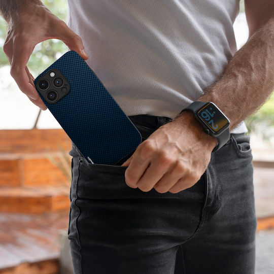 Калъф Sonique Carbon Series за Oppo Reno12 Pro 5G Син