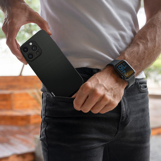 Калъф Sonique Carbon Series за Motorola Moto G84 5G Черен 01