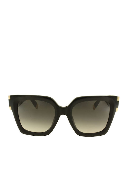 Furla 0700 Damen Sonnenbrille mit Schwarz Kunststoff Gestell FU878 0700