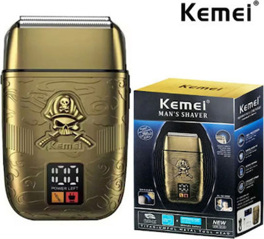 Kemei KM-TX15 Vintage Elektrorasierer Gesicht / Körper Wiederaufladbar