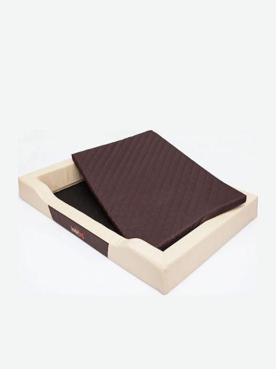 Hobbydog Mattress Dog Rectangle Beige 93x62cm