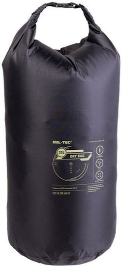 Mil-Tec Στεγανός Σάκος 25lt Μαύρος