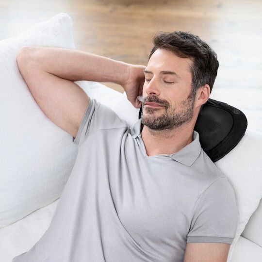 Medisana Pernă de masaj Shiatsu pentru gât, spate & picioare cu funcție de încălzire Negru