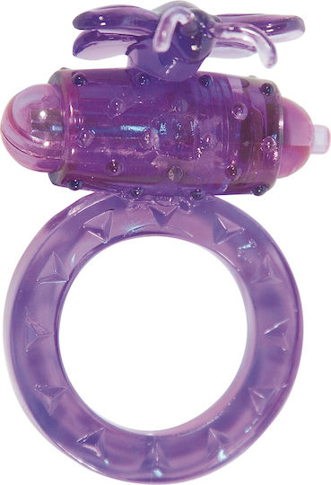 ToyJoy Flutter Vibrating Ring Vibrating Cock Ring Cock Violet