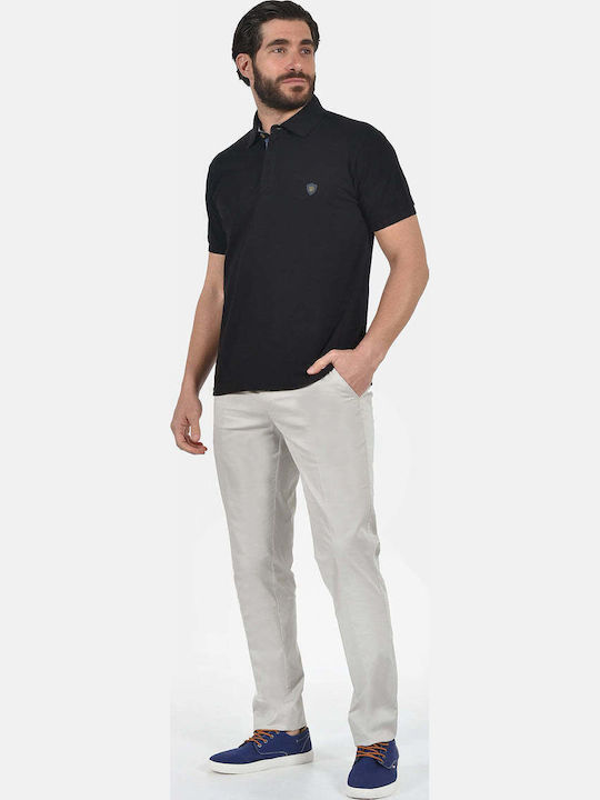 Polo Short Sleeve Blouse Black