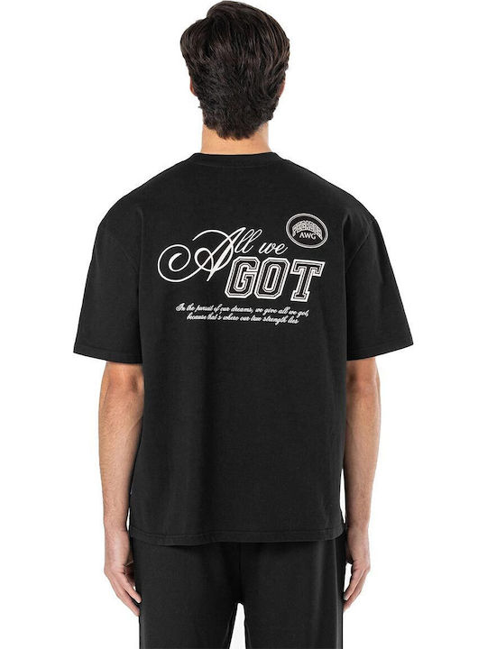 T-shirt Washed Black