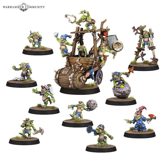 Games Workshop Blood Bowl Echipa Snotling – Figurina Crud Creek Nosepickers
