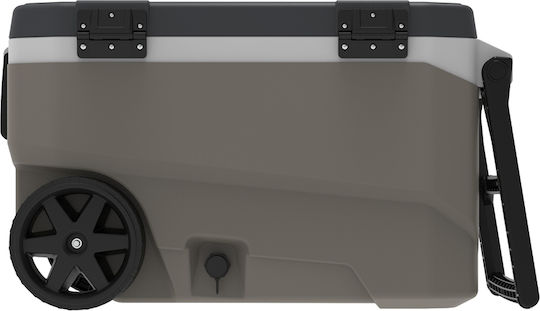 Igloo Maxcold Roller Latitude 90 Tragbarer Kühlschrank 85lt Beiges
